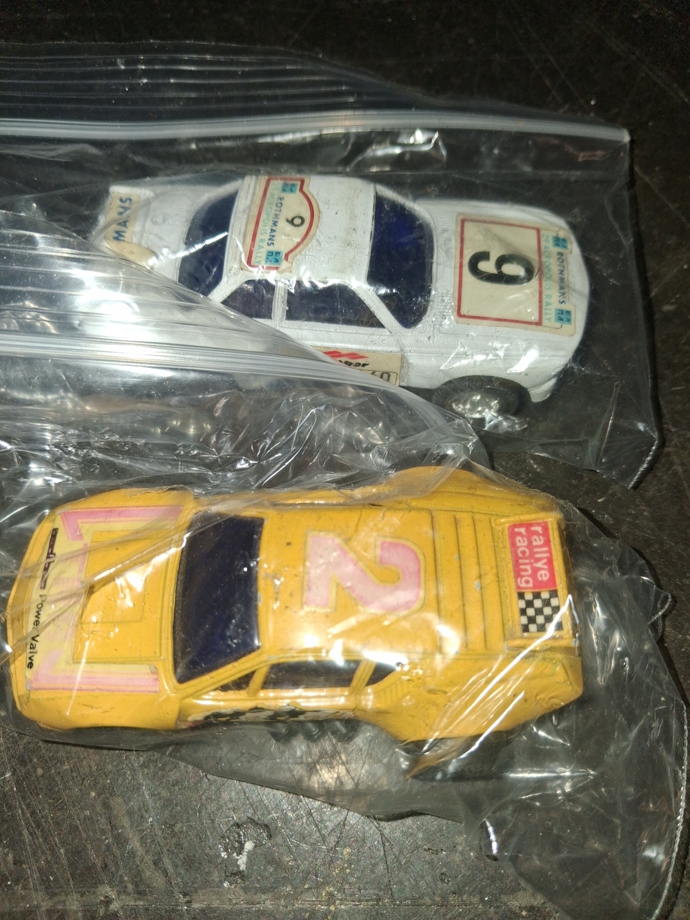 2  Rally Race Car Vintage Collectable Toy 1980’s